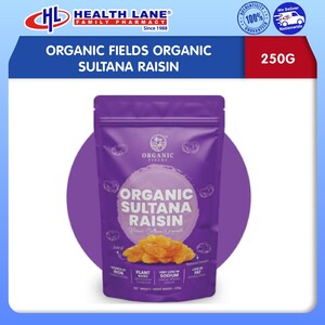 ORGANIC FIELDS ORGANIC SULTANA RAISIN (250G)